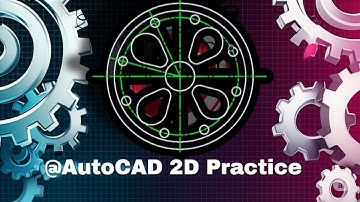 AutoCAD 2D Mechanical Drawing | Easy Practice Exercise for Beginners