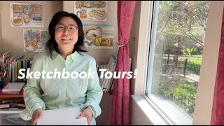Art Journal Tours: My Autumn and Winter 2023 Watercolor Sketchbooks