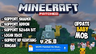 Minecraft patch versi 1.26.0.2 || review update terbaru 2026 || Baby mob screenshot 1