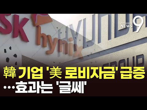 &amp;#39;삼성·SK·현대차&amp;#39; 美 로비자금 급증…효과는 &amp;#39;글쎄&amp;#39;