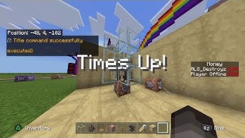 Tutorial - How to make a timer in Minecraft Bedrock edition!
