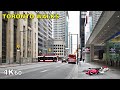Downtown Toronto Pandemic Walk - Bay Street on April 15, 2020 [4K]