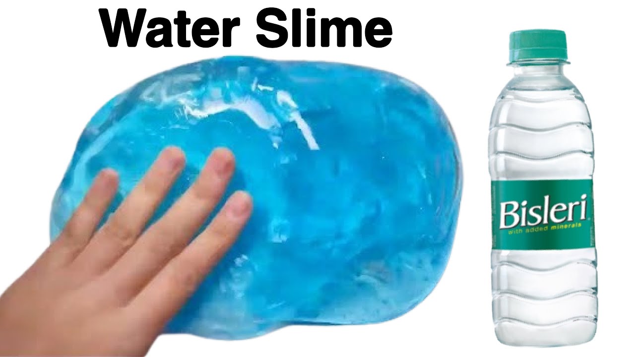 How to make Water Slime at home With Glue and Activator/ Making Water Slime/ Slime with Water/ ASMR