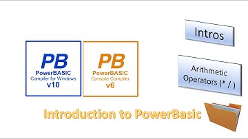 Introduction to Programming with PowerBasic compilers - Arithmetic Operators - part 1