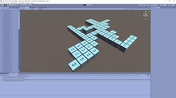 Demonstration of a custom BFS algorithm in Unity