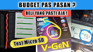 FULL REVIEW & TEST MICRO SD V-Gen 128 GB MURAH TERBAIK ORIGINAL