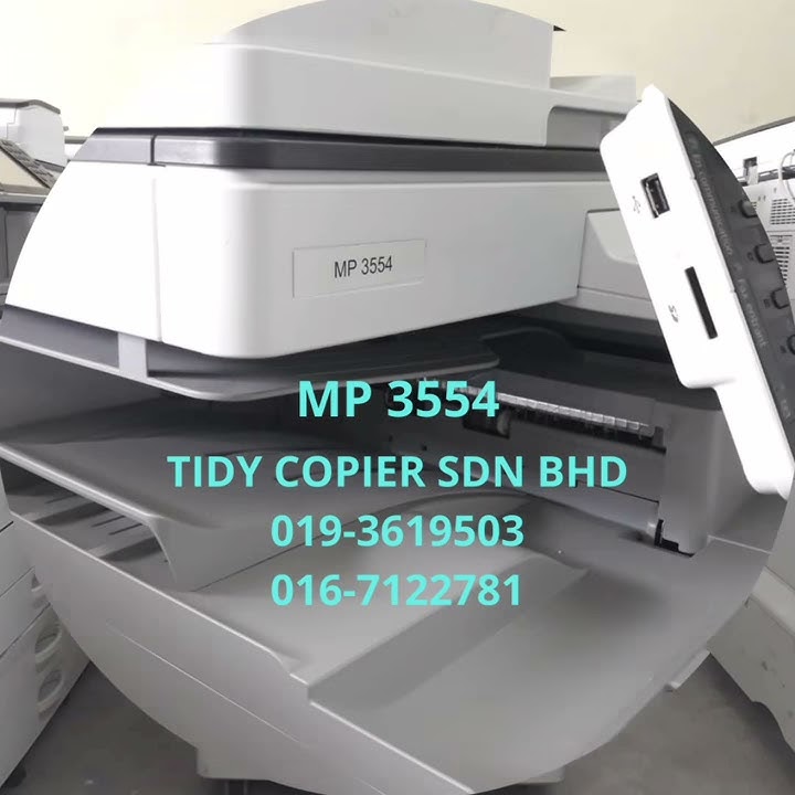 RICOH MP 3554 (Black/White Photocopier)- 4 SERIES