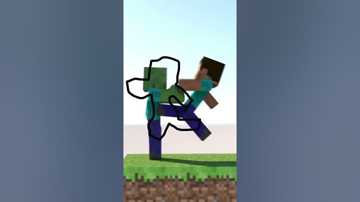 Minecraft Steve vs Ghast, Creeper, Zombie & Enderman Outlines 🤪