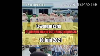 lowongan hari iniPT OMRON MANUFACTURING OF INDONESIA