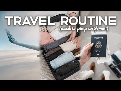 TRAVEL ROUTINE ✈️ | Traveling Day In My Life, Packing Hacks, Flying Tips + More!