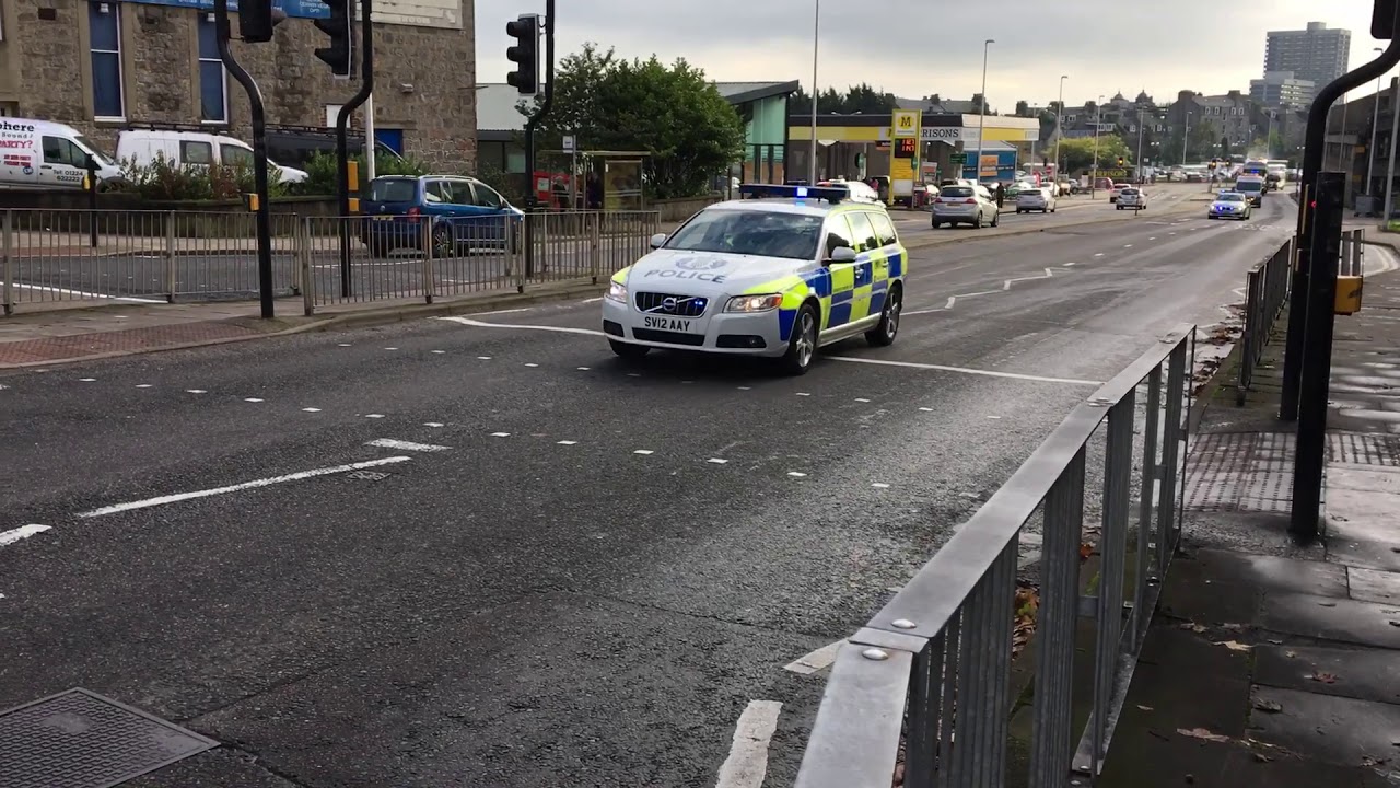 *RARE* Police Scotland Wide Load Escort YouTube