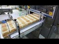 The industrial bread slicer  bread packaging machine toast bread slicing ipeka automation  food