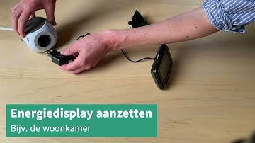 Aansluiten - energiedisplay Geo Trio II  (Lefier versie 2)