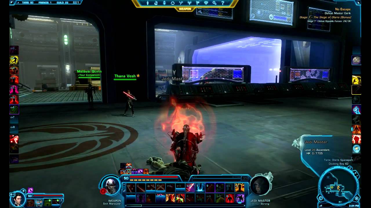 SWTor Taris Questline with Thana Vesh - No EscapeClearing out my questlog