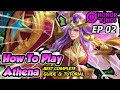 Honor of kings  athena best tutorial  guide skills combo tips  tricks  hok  2022 english