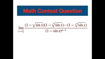Equivalent infinitesimal substitution for evaluating limits|College Math Contest|Substitution method