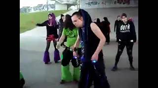 Cybergoth Dance Party But Its Postal 2 Mall 2 Theme