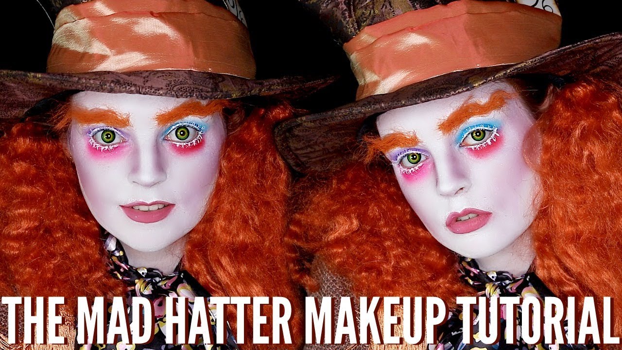 MAD HATTER HALLOWEEN MAKEUP TUTORIAL Lacey Jane YouTube