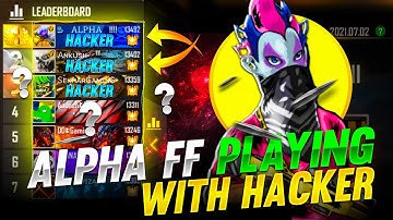 GLOBAL TOP 1 PLAYER (ALPHA FF) PLAYING WITH HACKER 🔥| ALPHA FF VS ANKUSH FF | ALPHA FF EXPOSED