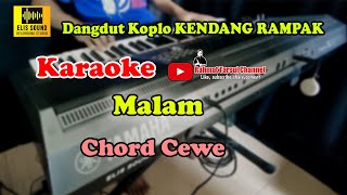 Malam Karaoke Chord Cewe  Koplo Kendang Rampak