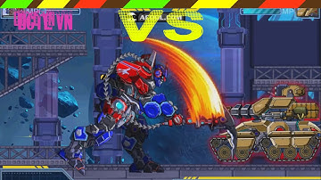 Lắp ráp robot Khủng long chiến đấu - Robot Tank VS Robot Sickle 1