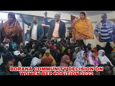 Borana community from Moyale with Unity accepted Hon.Nasra as Women Rep