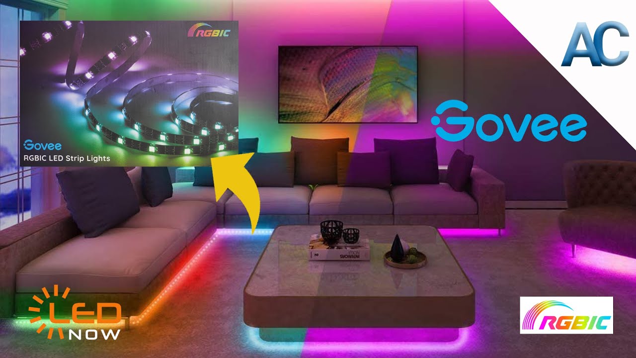 Govee Striscia LED 20 Metri, Striscia LED RGB Bluetooth con