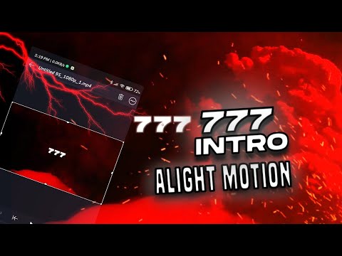 777 INTRO ON ALIGHT MOTION | FULL TUTORIAL | PUBGM | GAMER LIT | #GAMERLIT |