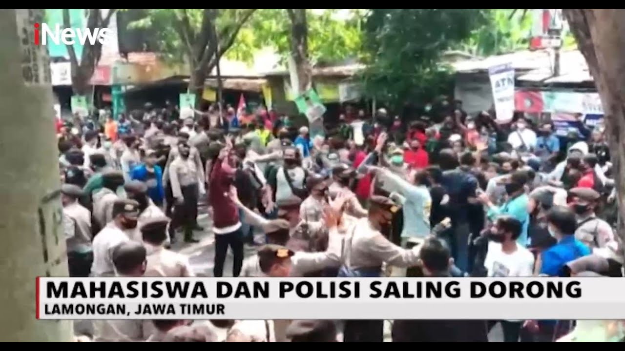Demo Mahasiswa di Lamongan Ricuh, Mahasiswa Bertemu Perwakilan DPRD - iNews Pagi 24/07