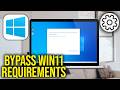 How To Bypass this pc doesn't currently meet Windows 11 system requirements