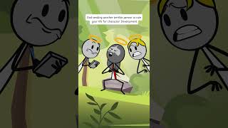 God sending another terrible person to ruin your life for character Development🤣 #animation