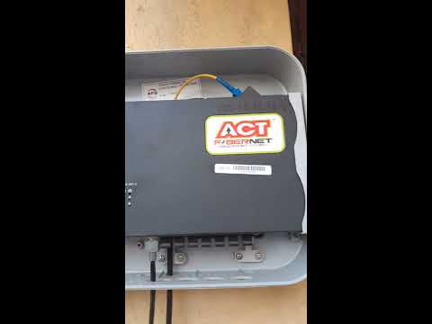 act fibernet distribution box