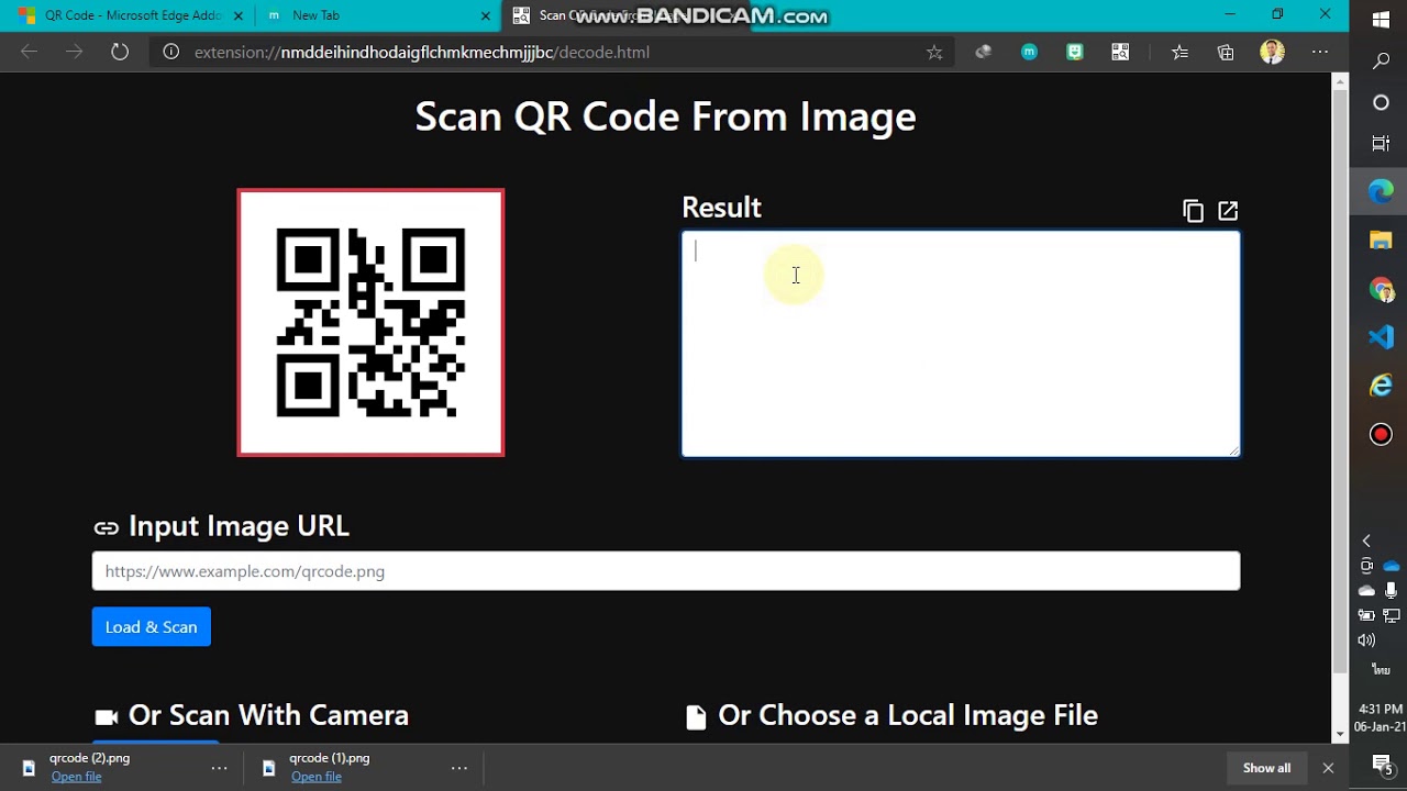สร้าง QR-code ไว้ใช้เองได้ฟรีบน Microsoft Edge