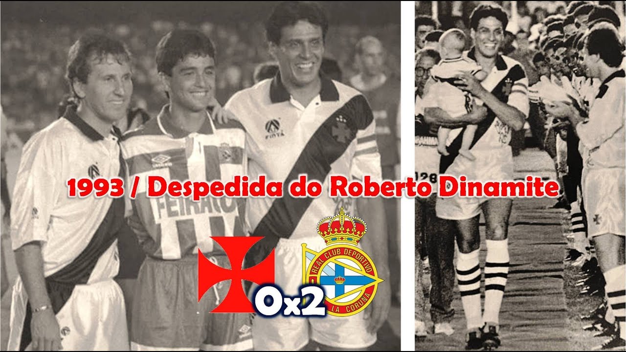 Roberto Dinamite se despedia dos gramados em 1993 - YouTube