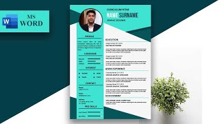 Resume Template Design Tutorial in Word | Create a Polished and Professional Resume Easily