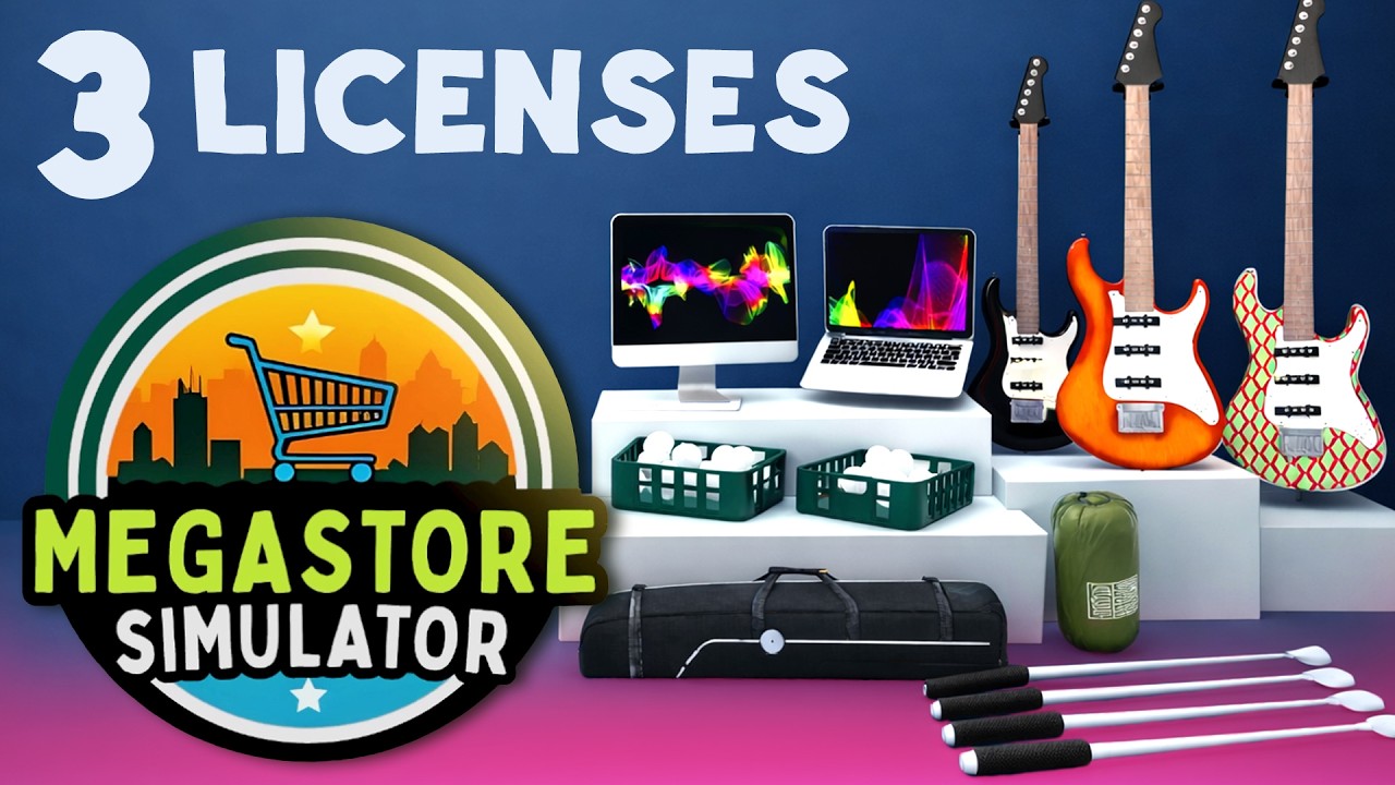 3 Profitable Licenses Unlocked 🔓 $50,000+ p/d 💰 Megastore Simulator Gameplay