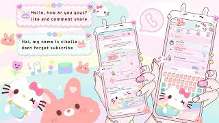 Hello Kitty Themes Delta v.3.9.2F Whatsapp Update 2022 || Tema Whatsapp Hello Kitty 2022 screenshot 4