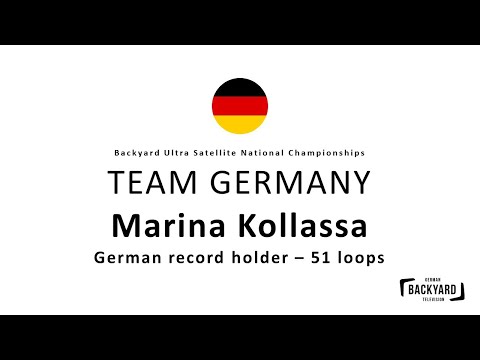 BACKYARD ULTRA TEAM GERMANY Interview Marina Kollassa Big Dogs Satellite WC 2022 by German Backyard TV