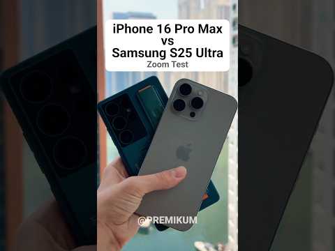 iPhone 16 Pro Max vs Samsung S25 Ultra CAMERA TEST in Dubai: Which Phone Zooms Better in 2025?