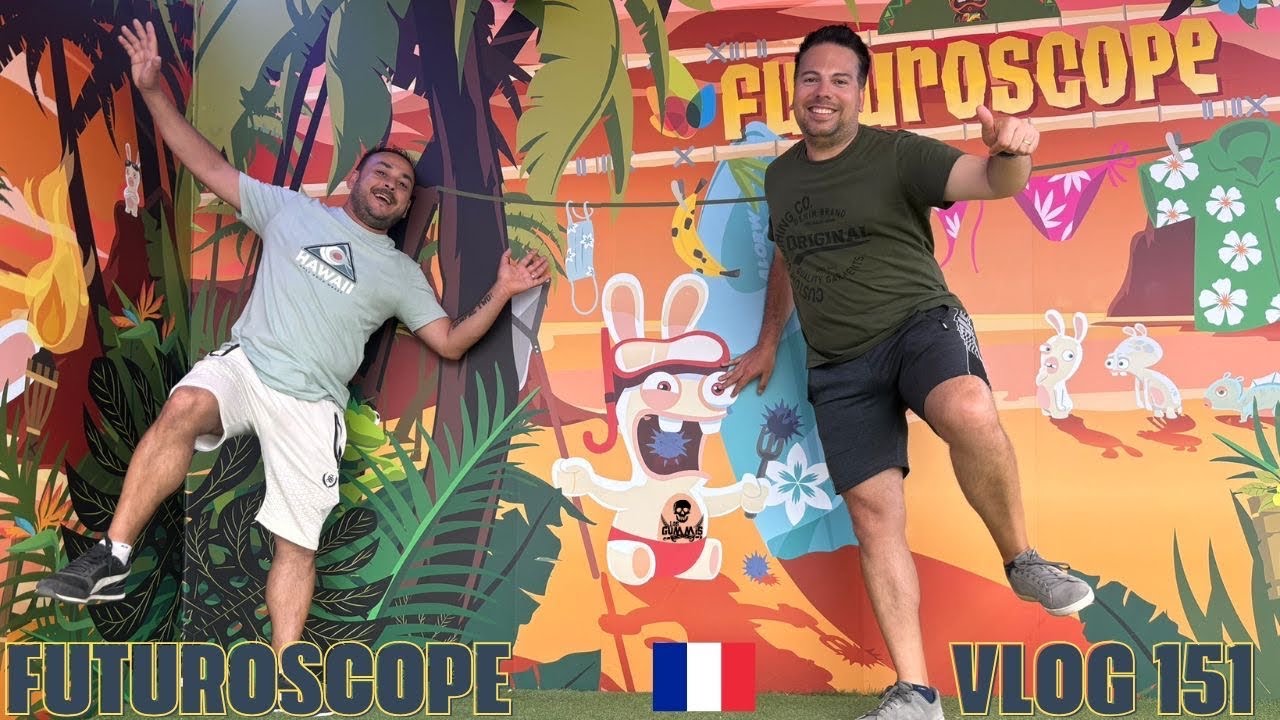 Vlog151: 🇫🇷 FUTUROSCOPE VISITAMOS EL PARQUE TEMATICO 🎢 EN FRANCIA 🚐🏴‍☠️
