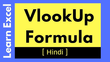 How to use Vlookup formula in Excel by Saurabh Kumar (Hindi / Urdu)