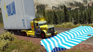 Cars vs Upside Down Speed Bumps #5 | BeamNG.DRIVE
