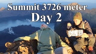 Wereldreizigers.nl | Trekking Rinjani volcano, Lombok, Indonesia - Day 2 - Summit @ 3726 meter