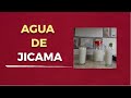 Agua de jicama super rica y refrescante