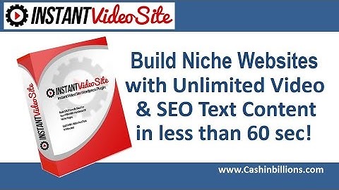 Instant Video Site Pro Plugin Review | Video Niche Site Plug in by Brett Rutecky