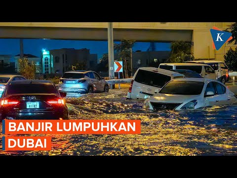 Dubai Dilanda Banjir dan Badai Paling Parah 75 Tahun Terakhir