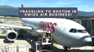 Swiss Air Business Class Zurich To Boston | Dated Seats, Great Service