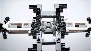 Lego instruction return to center steering 4 wheel drive independent suspension