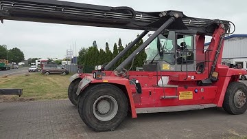D3617 = 10.000 kg used Kalmar DRF100-54S6 Reachstacker from 2011
