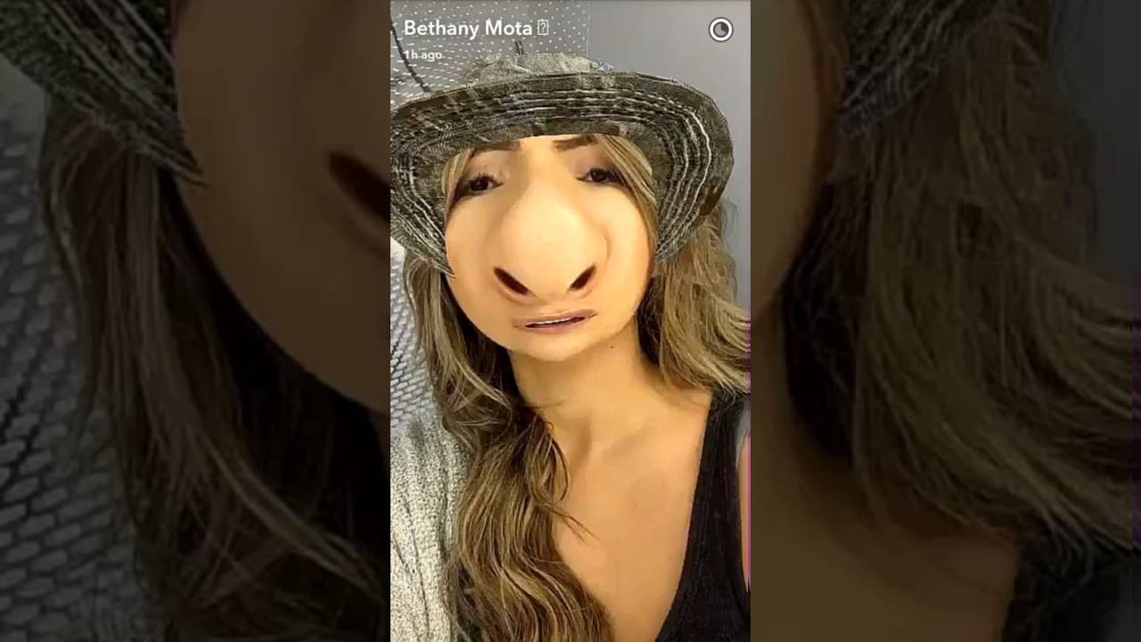 Bethany Mota On Snapchat 08 09 2016 Youtube
